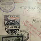 Zeppelin kortti Saksaan. Erittäin hienot leimat. - pikkukuva 3
