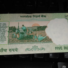 India Intia 5 Rupees UNC - pikkukuva 2