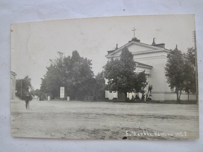 VANHA Postikortti Hamina 1928