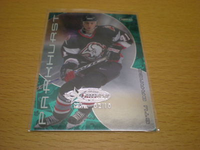 Stu Barnes 2001-02 Parkhurst # 179 All-Star Fantasy 02/10 Bu