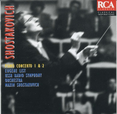 SHOSTAKOVICH · LIST: Pianokonsertot 1. & 2. – RCA RI CD 1996