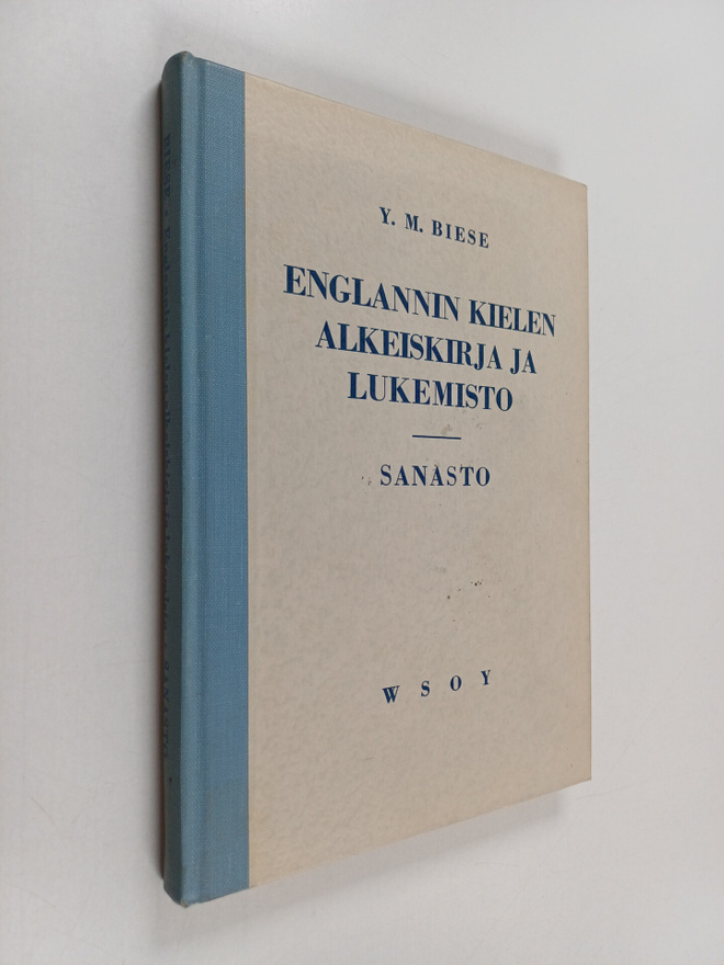 Y. M. Biese : Englannin kielen alkeiskirja ja lukemisto :...