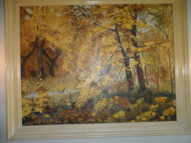 Öljyvärimaalaus kankaalle 100 x 80cm