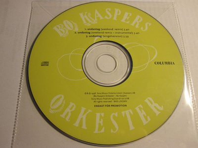 Bo Kaspers Orkester: Undantag CDs Promo