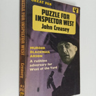 John Creasey : Puzzle for Inspector West - pikkukuva 1
