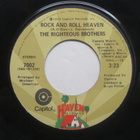 The Righteous Brothers:Rock and Roll Heaven  7" single  1974 - pikkukuva 1