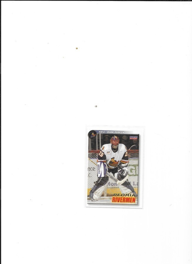 2000-01 Peoria Rivermen #11 Duane Derksen ex- Kärpät MV