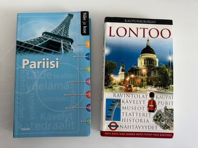 Pariisi ja Lontoo matkaoppaat