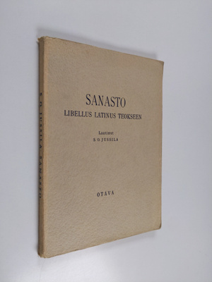 S. O. Jussila : Sanasto Libellus latinus teokseen