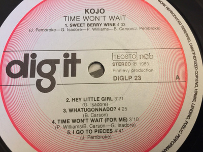 Kojo – Time Won't Wait LP