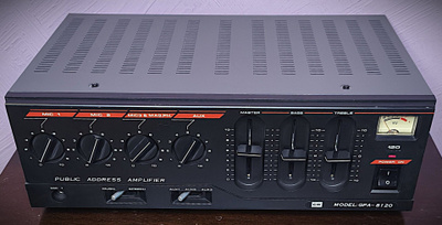 GW GPA-8120 PA-mikserivahvistin 120W