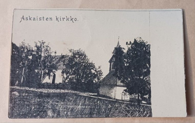 Askainen, Askaisten kirkko ja kellotapuli, mv pk, k. k-k