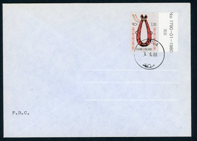 FDC 1980 Pohjola 1,30 mk