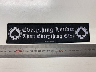 Motörhead Everything Louder hihamerkki