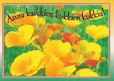Postikortti, Kukat