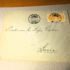 1895 Tyrvää kuori Lavian sininen venäläisleima tulona - pikkukuva 1