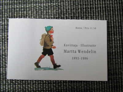 POSTIMERKKIVIHKO - KUVITTAJA MARTTA WENDELIN - LAPE V21