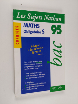 Dominique Besnard ym. : Maths obligatoire S. - corriges. ...