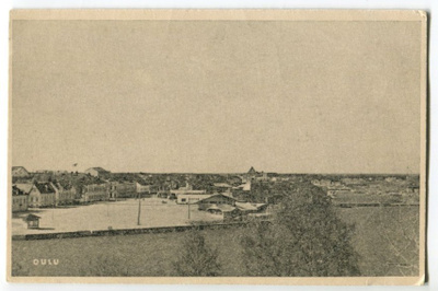 Oulu Näkymä torille 1940-luku