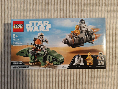 Lego Escape Pod vs. Dewback Microfighters (75228) (uusi)