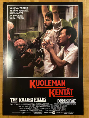 Vanha elokuvajuliste: Kuoleman kentät