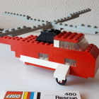 Antiikki lego, lego 480 pelastus helikopteri + ohje - pikkukuva 3