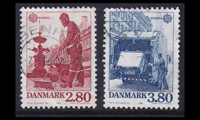 Tanska 882-3 o Europa luonnonsuojelu (1986)