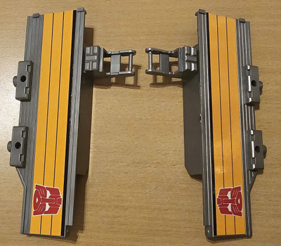 Transformers G1 ARMORED CONVOY (AM) 1990 - Trailer Panels