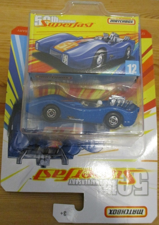 Blue Shark Matchbox MB61 Superfast 50 th 1971 / 2019 1:64