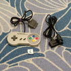 Huollettu SFC / SNES Alkuperäinen Ohjain + Jatkojohto 6 - pikkukuva 1