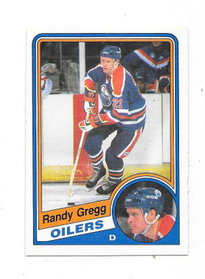 1984-85 OPC #242 Randy Gregg , Edmonton Oilers