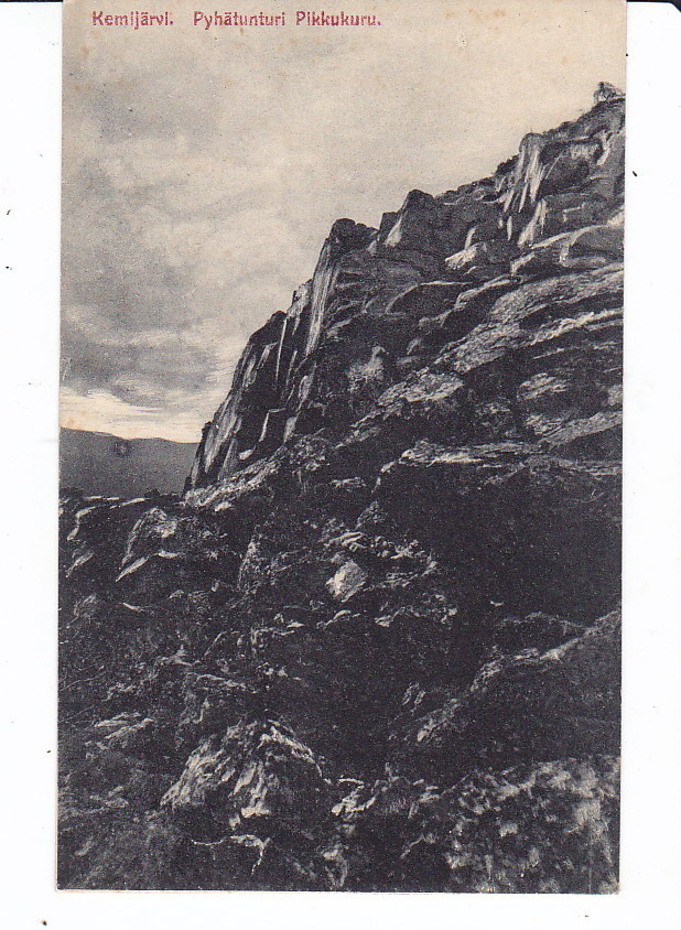 VANHA Postikortti Kemijärvi Lappi 1900s