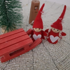 Jouluinen miniatyyrisetti / Tonttuovi rekvisiittaa - pikkukuva 3