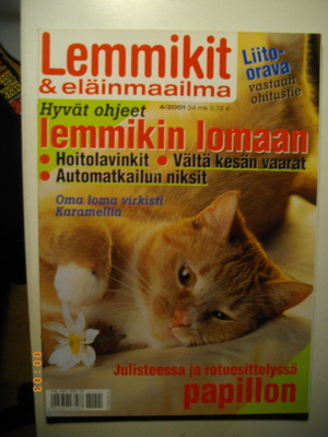 Lemmikit & eläinmaailma Nro 4/2001 (25.1)