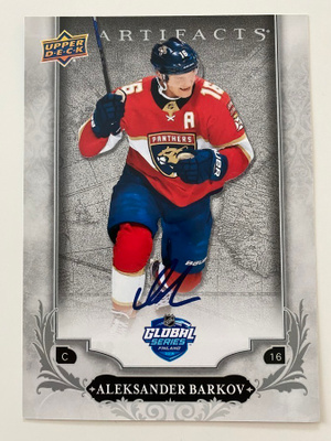 18-19 NHL Global Series Finland iso kortti Aleksander Barkov