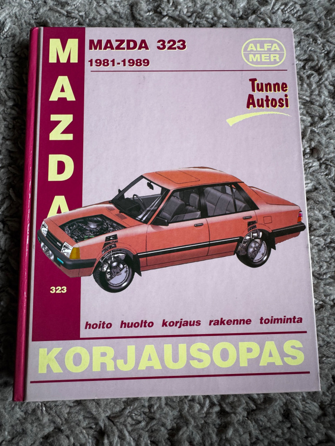 MAZDA 323 1981-1989 Korjausopas