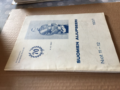 SUOMEN ALIUPSEERI LEHTI 11-12/1937 HYVÄ