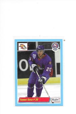 2000-01 UK Sekunda #20 Tommi Sova Newcastle Jesters Saipa