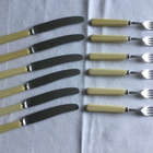 Fiskars aterimet | haarukat + veitset | vanhat - pikkukuva 1