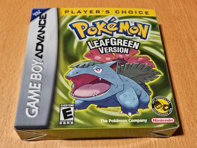 Pokemon LeafGreen Version GBA - CIB