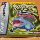 Pokemon LeafGreen Version GBA - CIB - pikkukuva 1
