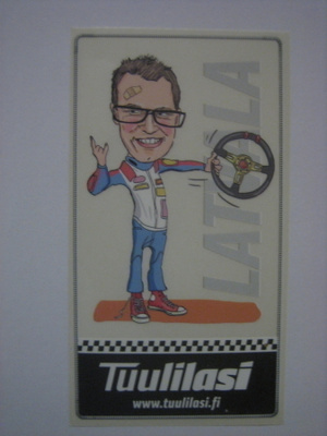 LATVALA JARI - MATTI - Tuulilasi tarra 3