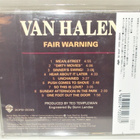 VAN HALEN: FAIR WARNING  (CD JAPAN) - pikkukuva 2