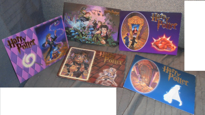 Postikortit Harry Potter 5 kpl