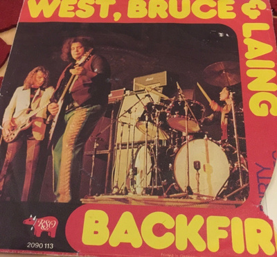 WEST, BRUCE & LANG: Backfire *Dirty Shoes * GER 1973