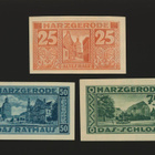 Saksa Notgeld 25, 50, 75 Pfg, Harzerode 1921 - pikkukuva 1