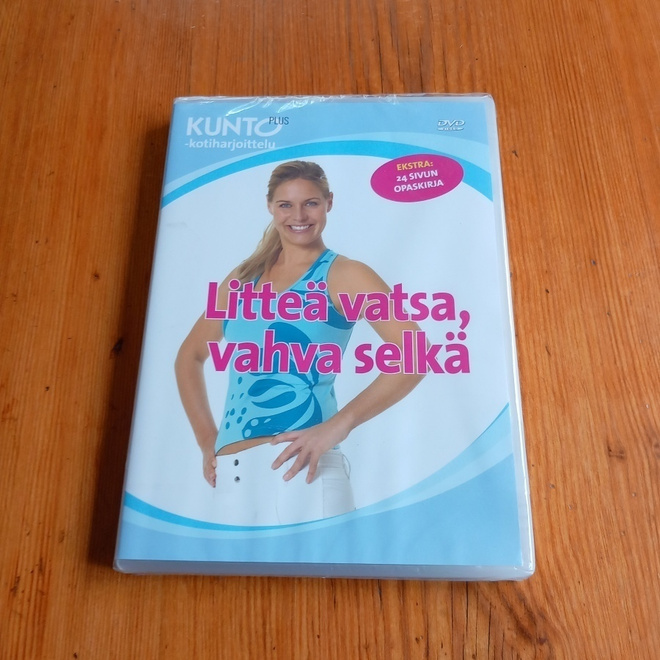 KuntoPlus kotiharjoittelu 1 - Litteä vatsa, vahva selkä –DVD