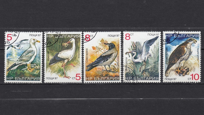 Bulgaria 1988 Mi 3689 - 3693  Birds