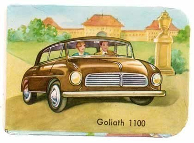 PZB 1343 / AUTONELKKU: Goliath 1100 - pariskunta ajelulla.