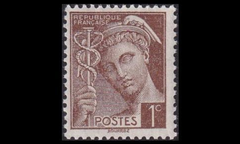 Ranska 373 ** Käyttösarja Merkur 1 C (1938)
